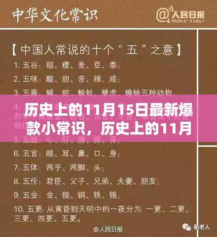 揭秘历史上的爆款小常识,探寻11月15日的多维度故事
