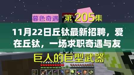 11月22日丘钛最新招聘，爱在丘钛，一场求职奇遇与友情重逢的温馨故事