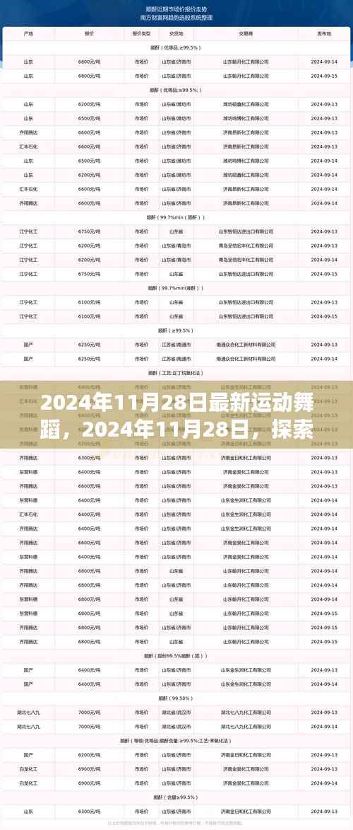 最新运动舞蹈潮流探索,动感舞步的魅力,2024年11月28日