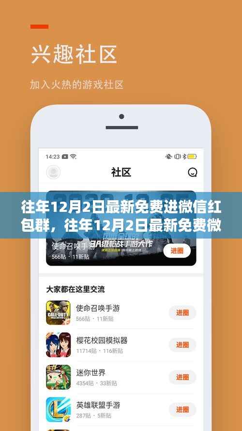 往年12月2日最新免费进微信红包群,往年12月2日最新免费微信红包群攻略,轻松入门,赢取福利!