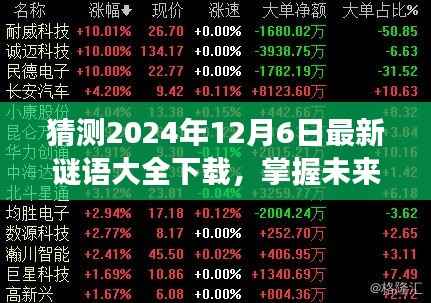 掌握未来谜题，最新谜语大全下载，学习赋予自信与力量