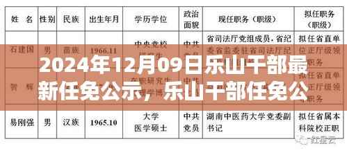 乐山干部任免公示新篇章揭晓，引领未来的领导力量任命于2024年12月9日揭晓！