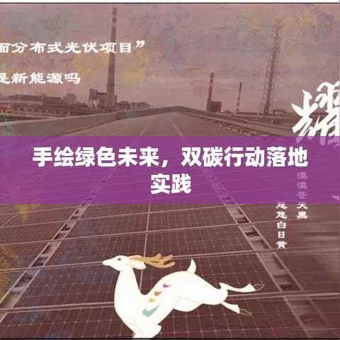 手绘绿色未来,双碳行动落地实践