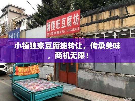 小镇独家豆腐摊转让,传承美味,商机无限!