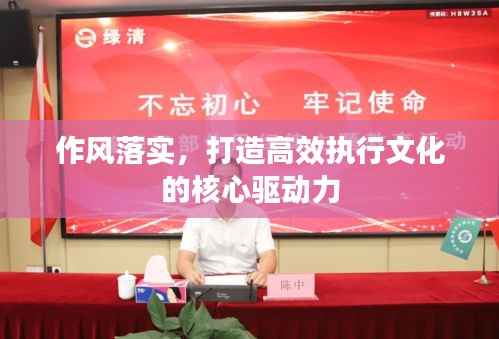作风落实,打造高效执行文化的核心驱动力