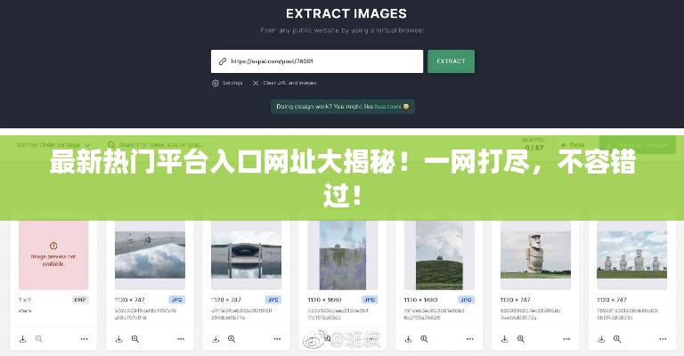 最新热门平台入口网址大揭秘!一网打尽,不容错过!