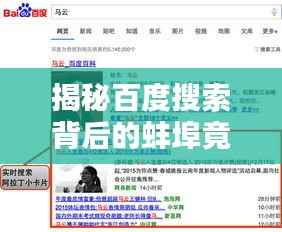 揭秘百度搜索背后的蚌埠竟技擂台风采