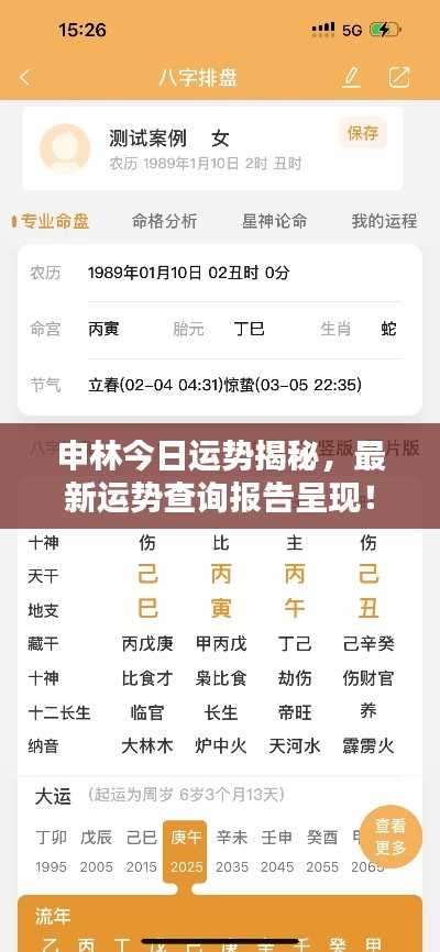 申林今日运势揭秘,最新运势查询报告呈现!