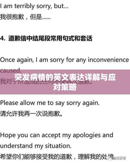 突发病情的英文表达详解与应对策略